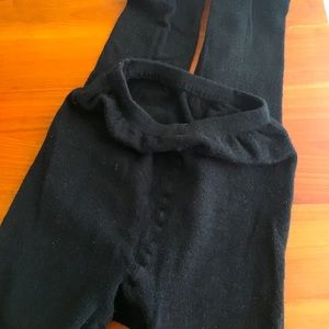 MP Denmark superwash black wool tights